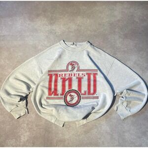 Vintage 90s UNLV Runnin Rebals Graphic Crewneck Sweater